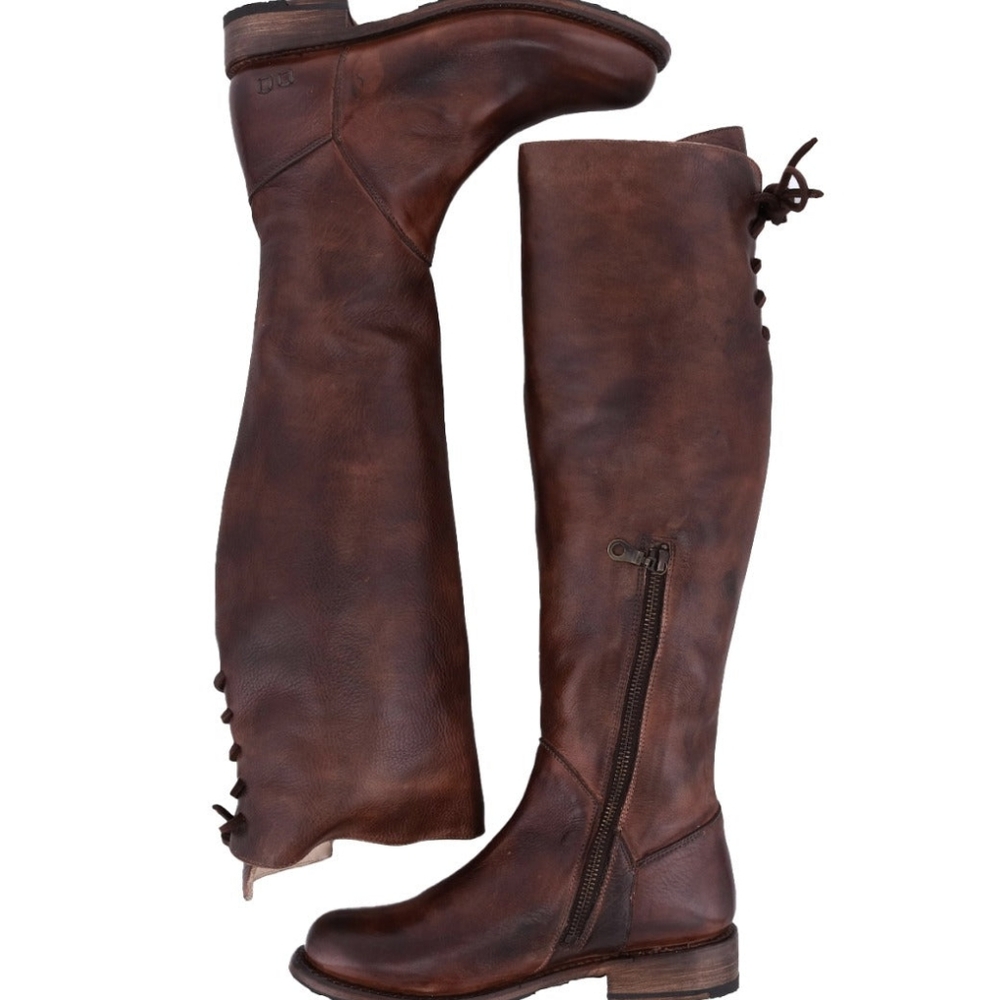 New BED STU Manchester Distressed Riding Boots Size 8